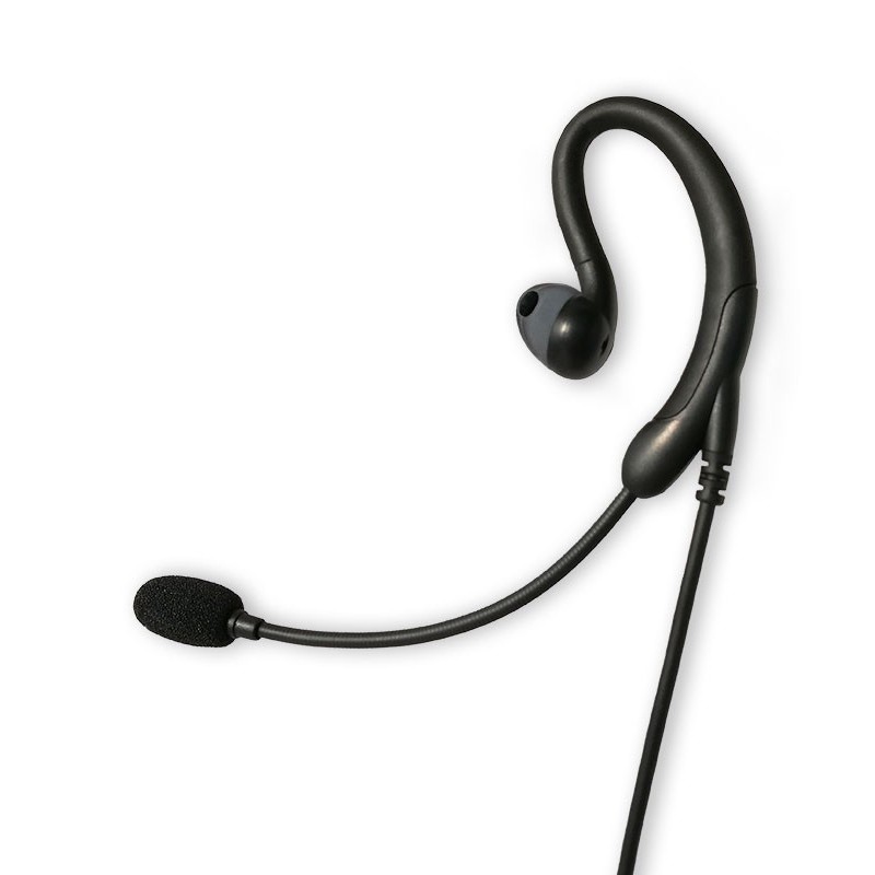 Micro-auricular tipo boom Komunica Bidireccional NOISE CANCELLING.  Compatible Motorola 2P