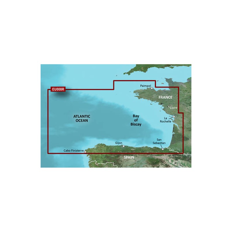 Pensamiento Humedad naranja Carta Nautica BlueChart® g3 HXEU008R - Bay of Biscay